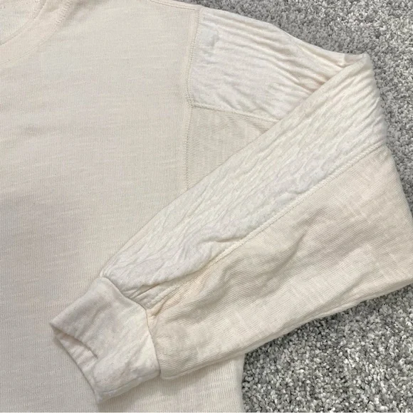 Free People We The Free Back At It Henley In Cream - Picture 7 of 13